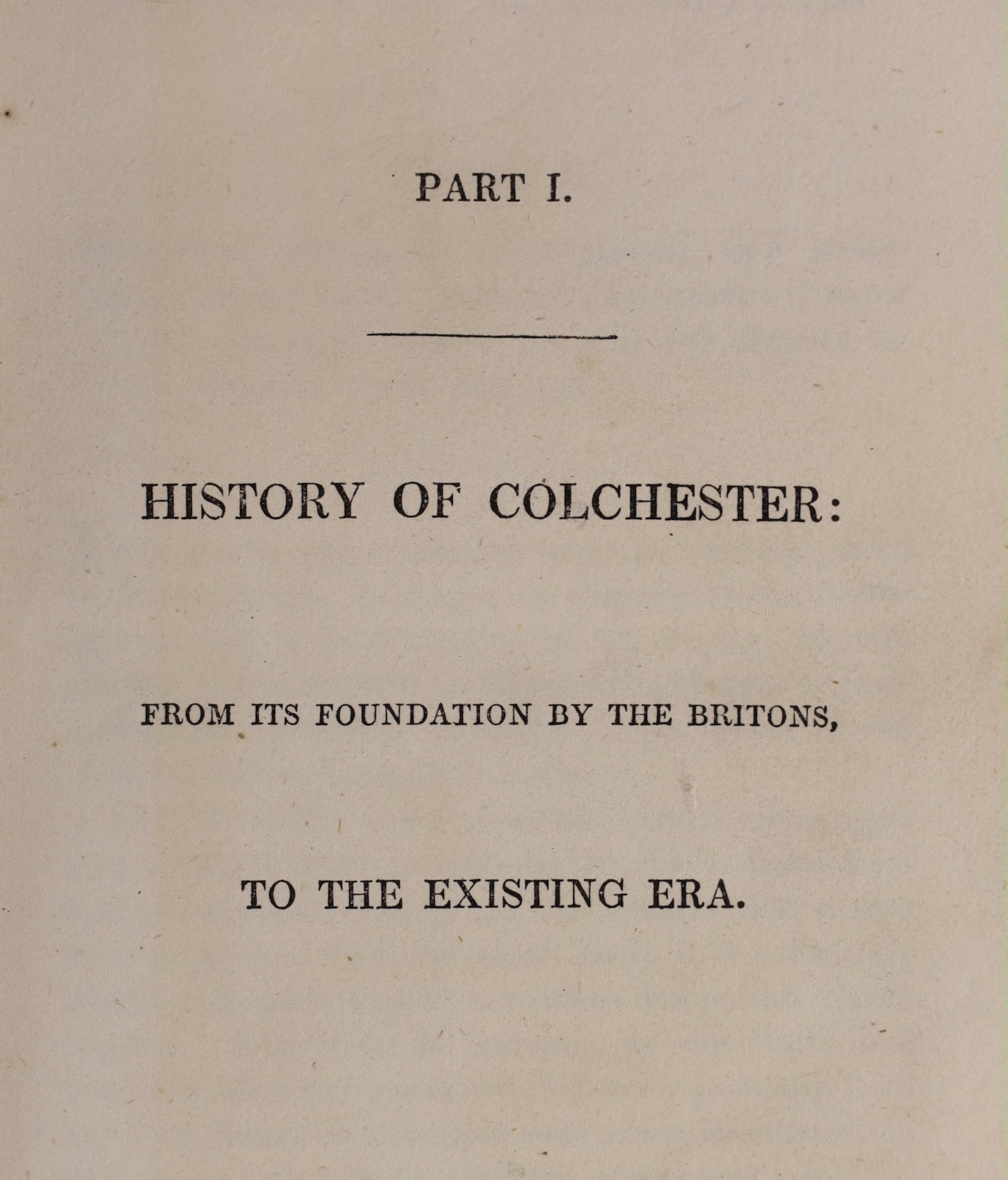 ESSEX - White, William - History, Gazetteer and Directory of the County of Essex, 2 vols, 1st & 2nd editions, 8vo, embossed calf, boards scuffed, London 1848 & 1863 and Cromwell, Thomas - History and Description of the A